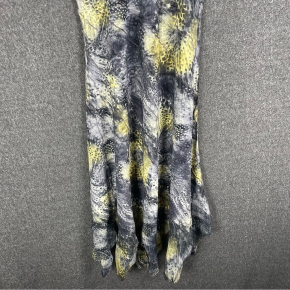 Komarov Dress Crinkle Starry Night Dark Fairy Artsy Handkerchief Hem Medium - Picture 4 of 12